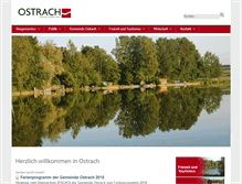 Tablet Screenshot of ostrach.de